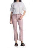 Anika Mid-Rise Crop Flare Jeans In Woodrose