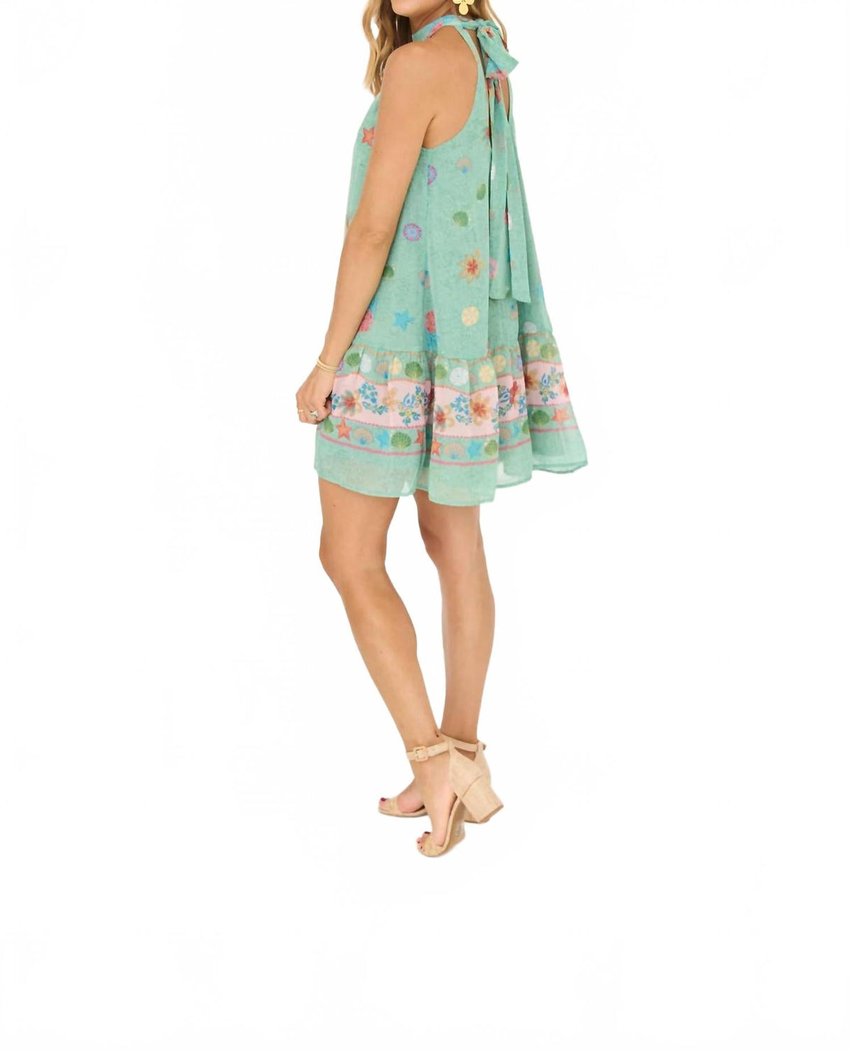 Summer Shell Dress In Mint