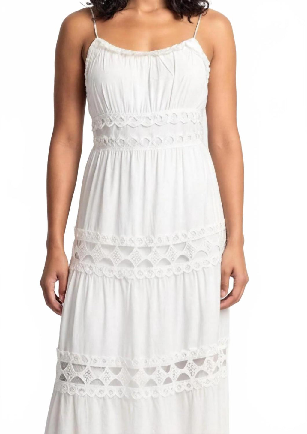 Long Italian Dress In White