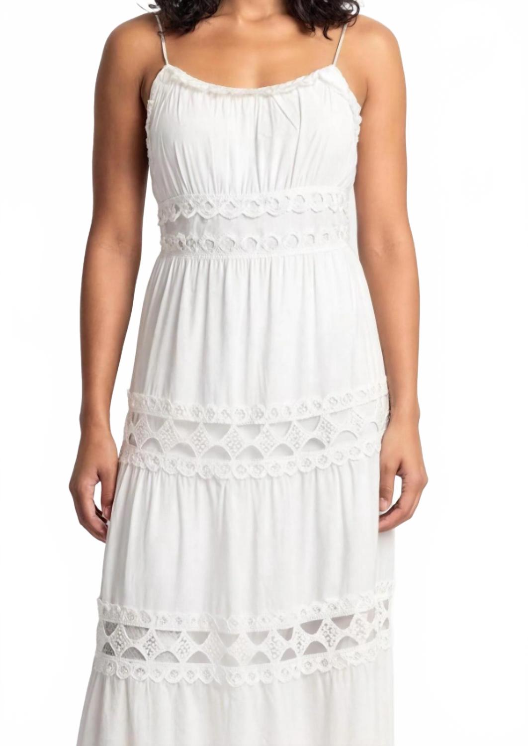 Long Italian Dress In White