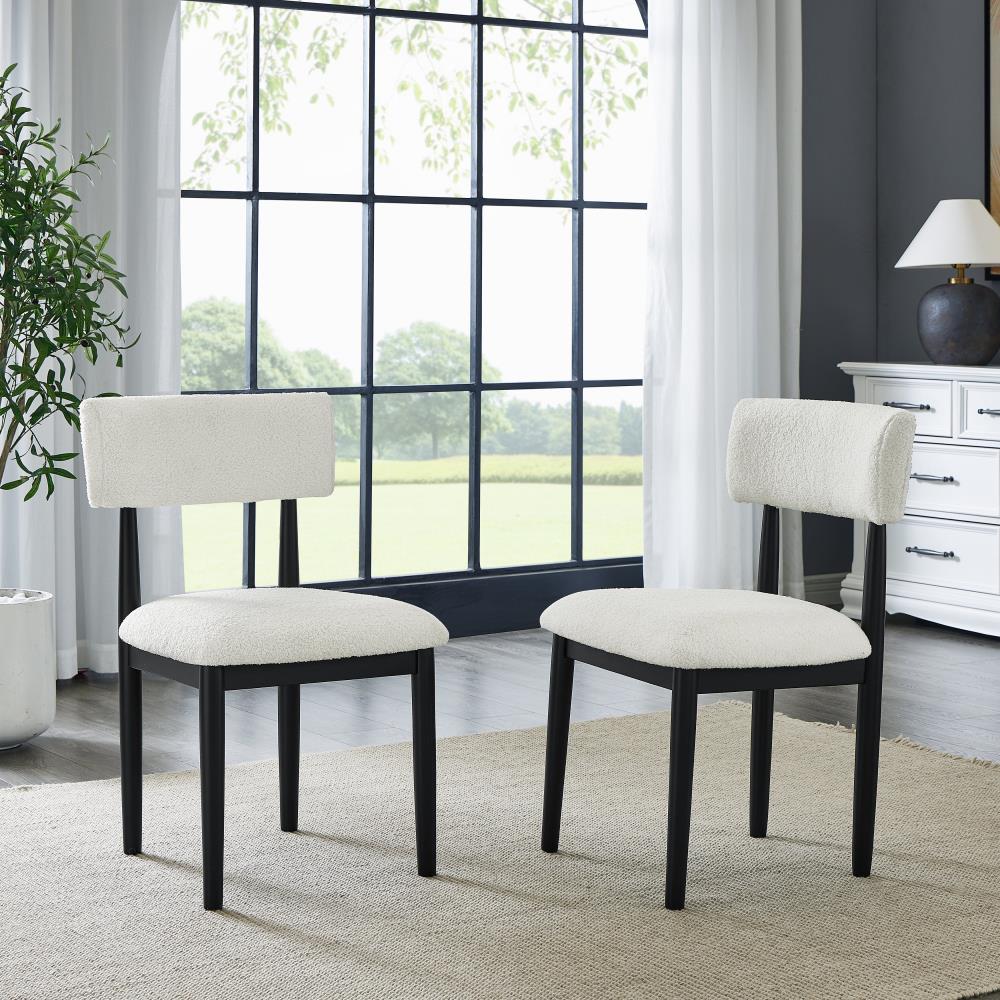 Contemporary Upholstered Side Chairs with Minimalist Design