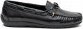 Women's Amarillo Driving Moccasin In Black Calf Leather