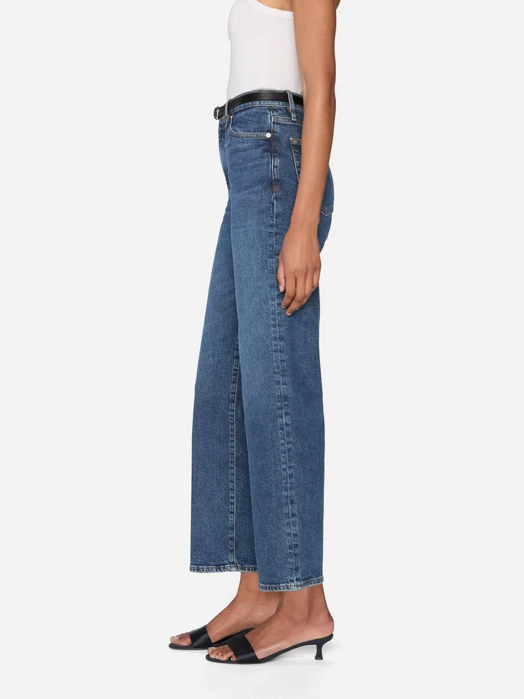 Ultra High Rise Wide Leg Jeans In Archie