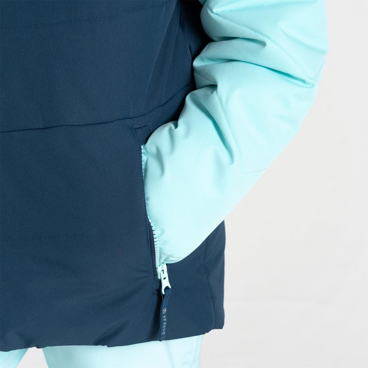 Dare 2b Color Block Hooded Zipped Pocket Ski Jacket