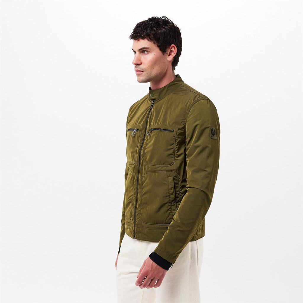 Belstaff Mens Weather Resistant Bomber Jacket