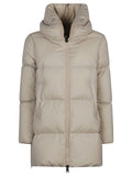 A-Shape Padded Down Jacket With High Collar