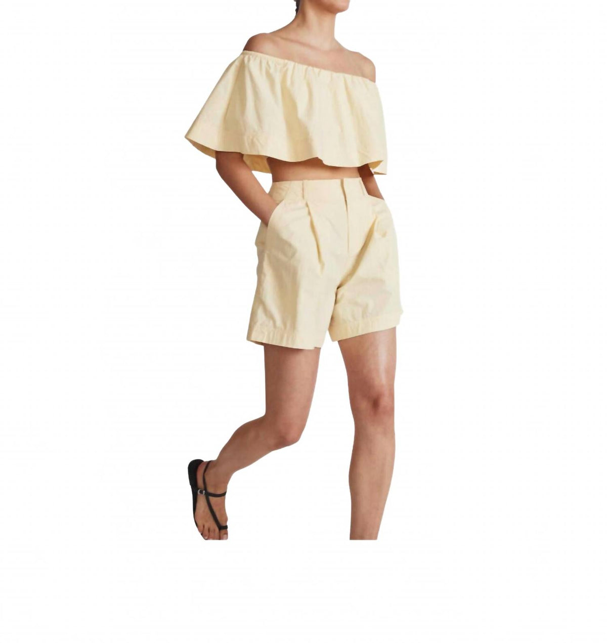 Francoise Pleated Short In Sunny Sunny