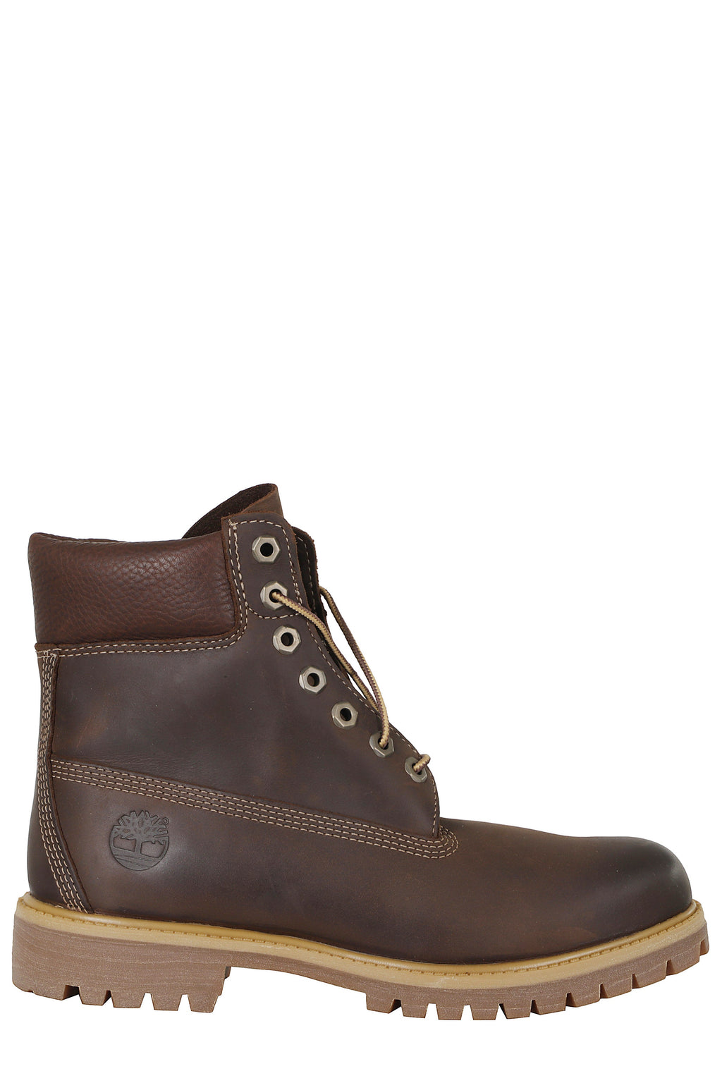Brown Premium 6-Inch Waterproof Leather Lace-Up Boots