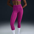 Nike Fast Solid Patterned High Rise Compression Leggings