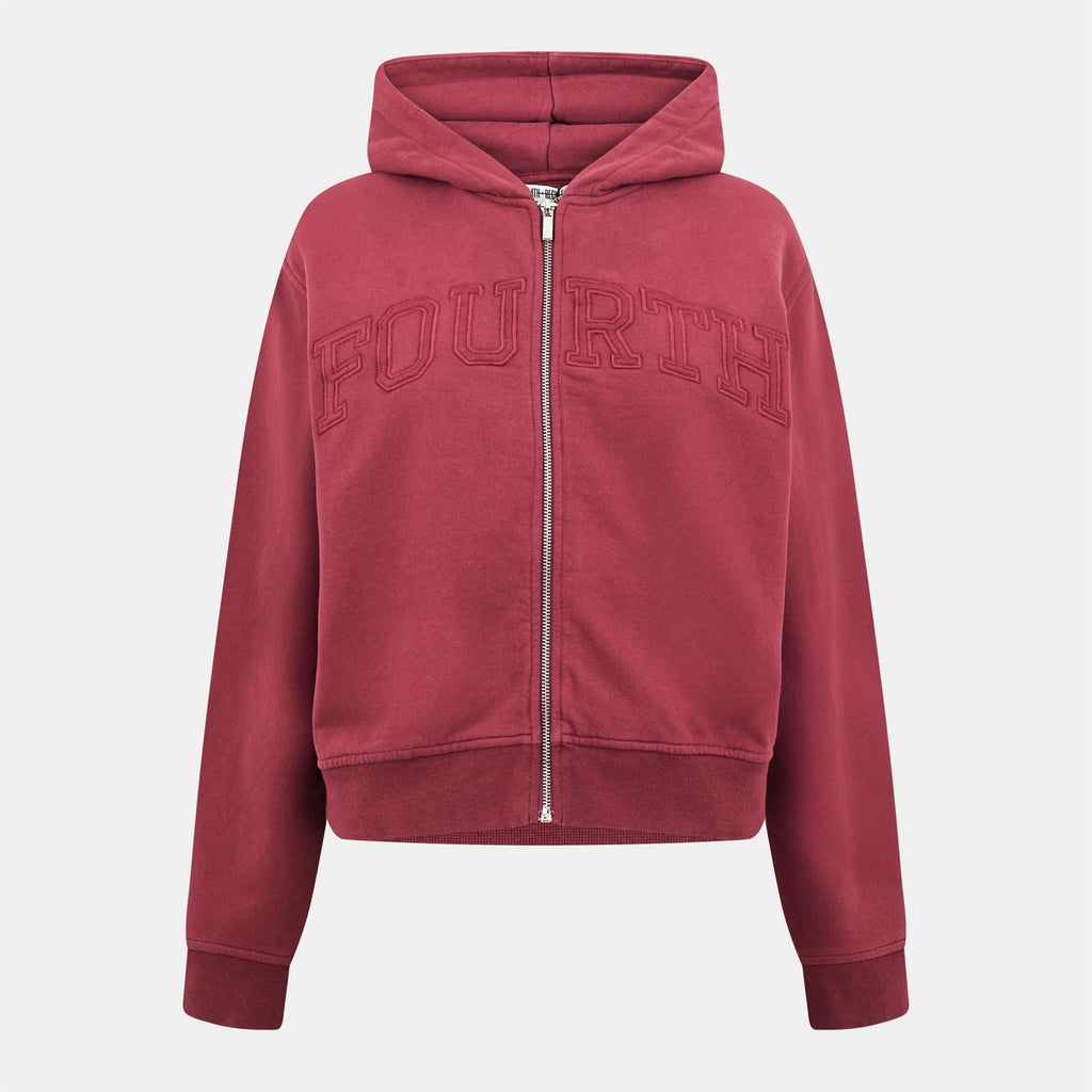 4th and Reckless Sienna Relaxed Fit Lettering Hooded Neck Sweatshirt