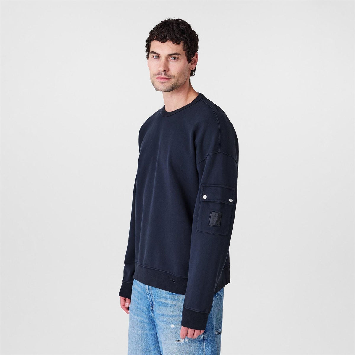 Belstaff Mens Crew Sweatshirt