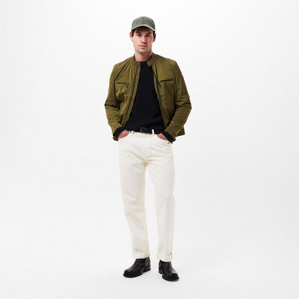 Belstaff Mens Weather Resistant Bomber Jacket