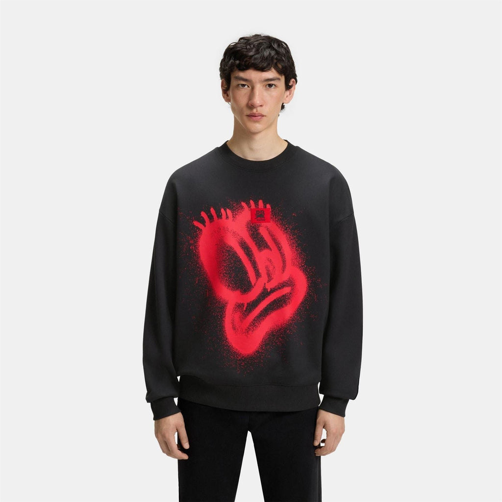 Hugo Vcarb By Slawn Graphic Crewneck Jumper