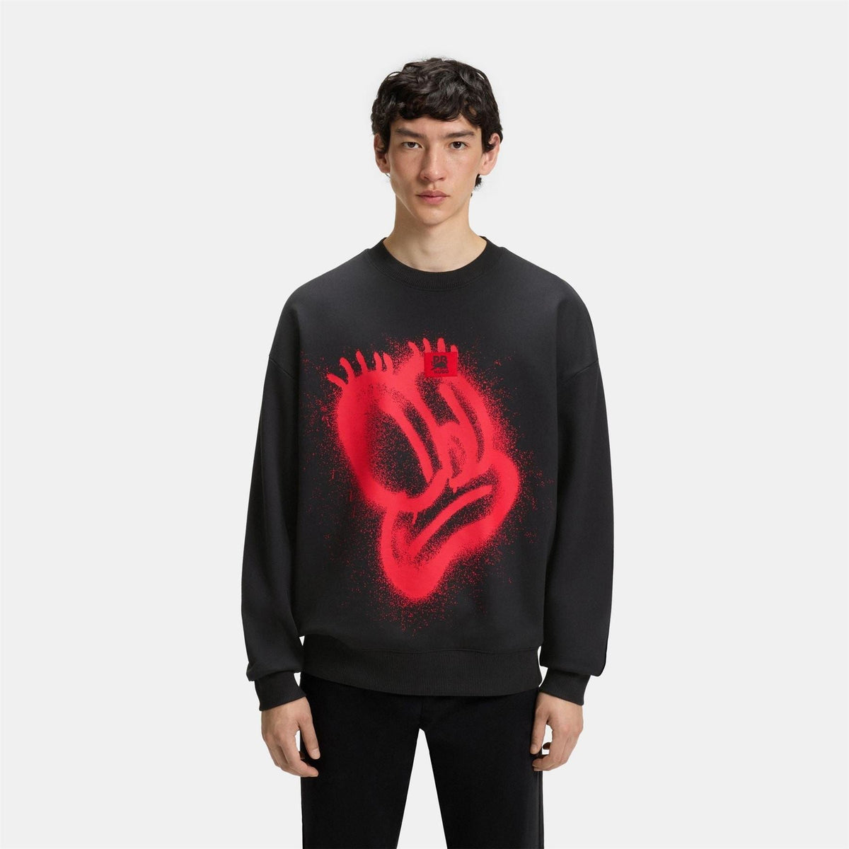 Hugo Vcarb By Slawn Graphic Crewneck Jumper