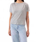 Modern Muse Tee In Gray Heather