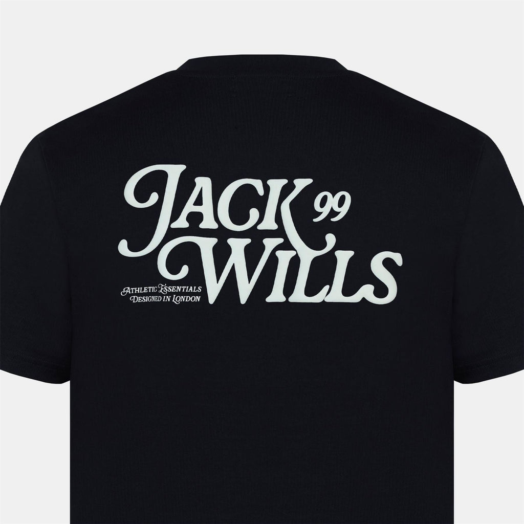 Jack Wills Script Cotton Short Sleeve Crew Neck Oversized T Shirt