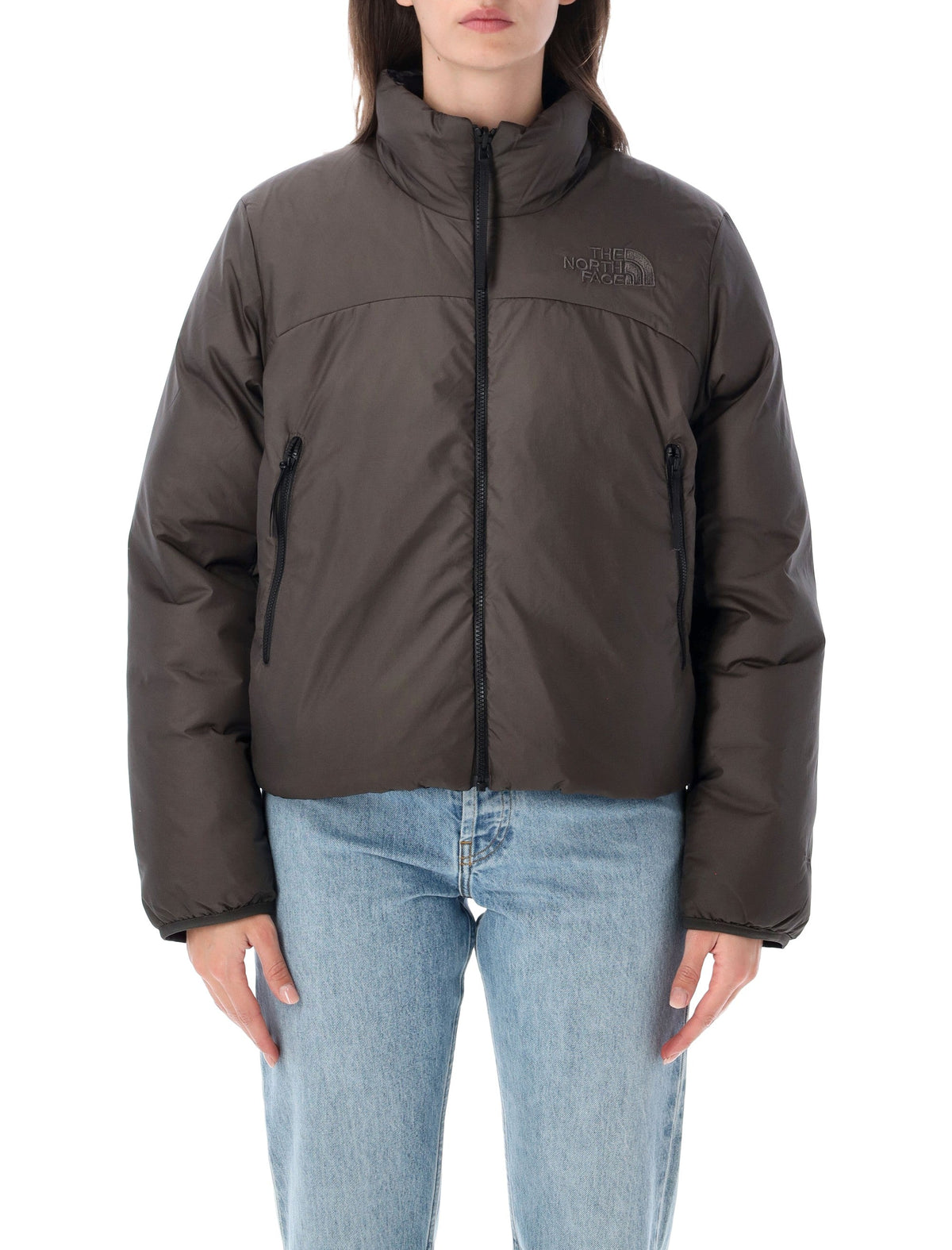 Pertex Nuptse Reversible Cropped Down Jacket