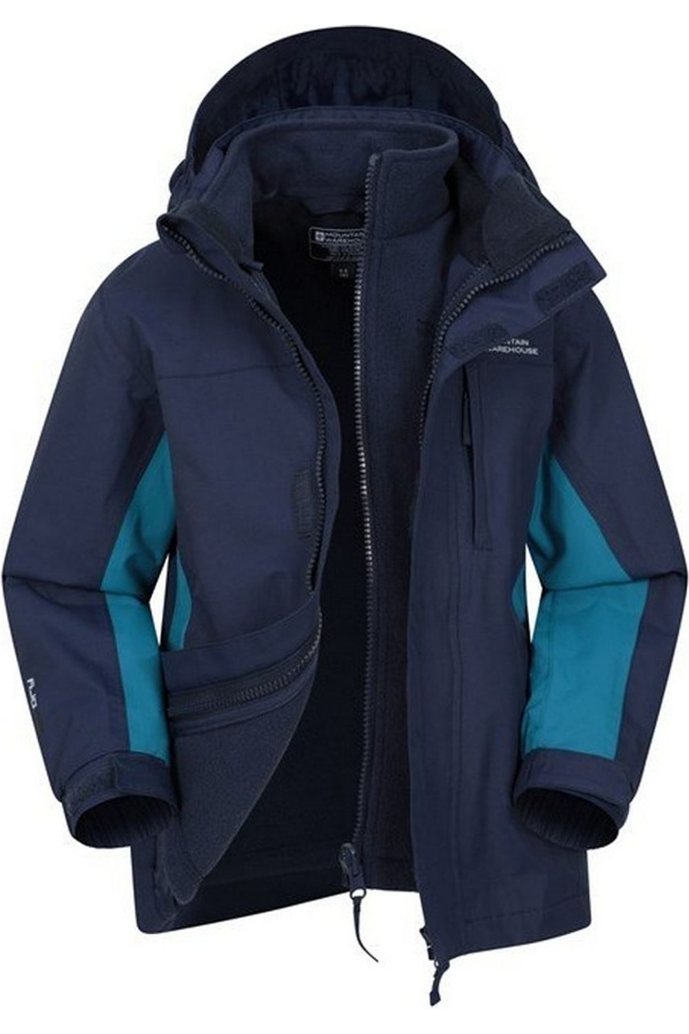 Mountain Warehouse Childrens/Kids Cannonball 3 in 1 Waterproof Jacket