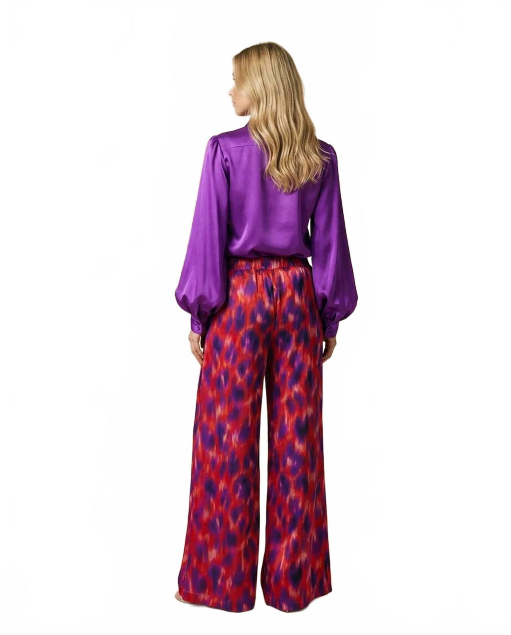 Bruna Silk Shirt In Purple