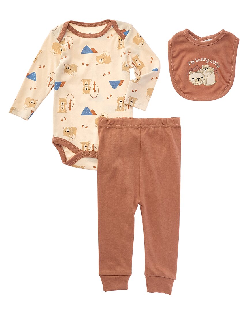Baby Views 3pc Bodysuit, Pant & Bib Set