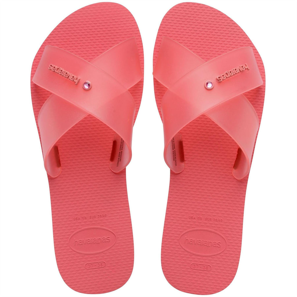 Havaianas Womens Aqua Jelly Flip Flops