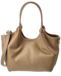 Italian Leather Top Handle Tote