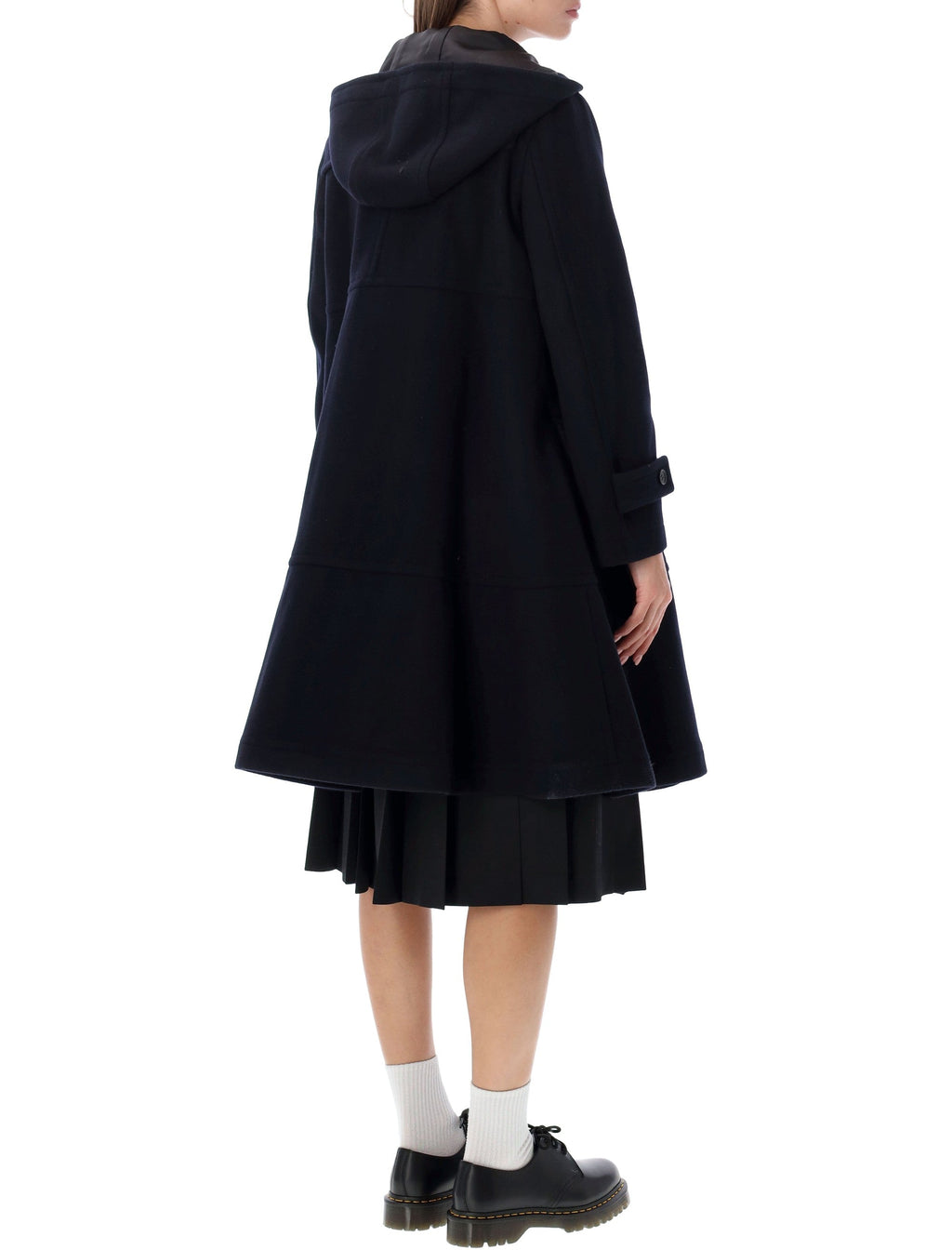 Alamari Flared Toggle Hooded Coat