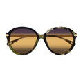 Round Sunglasses With Recycled Acetate Frame And Gradient Lenses