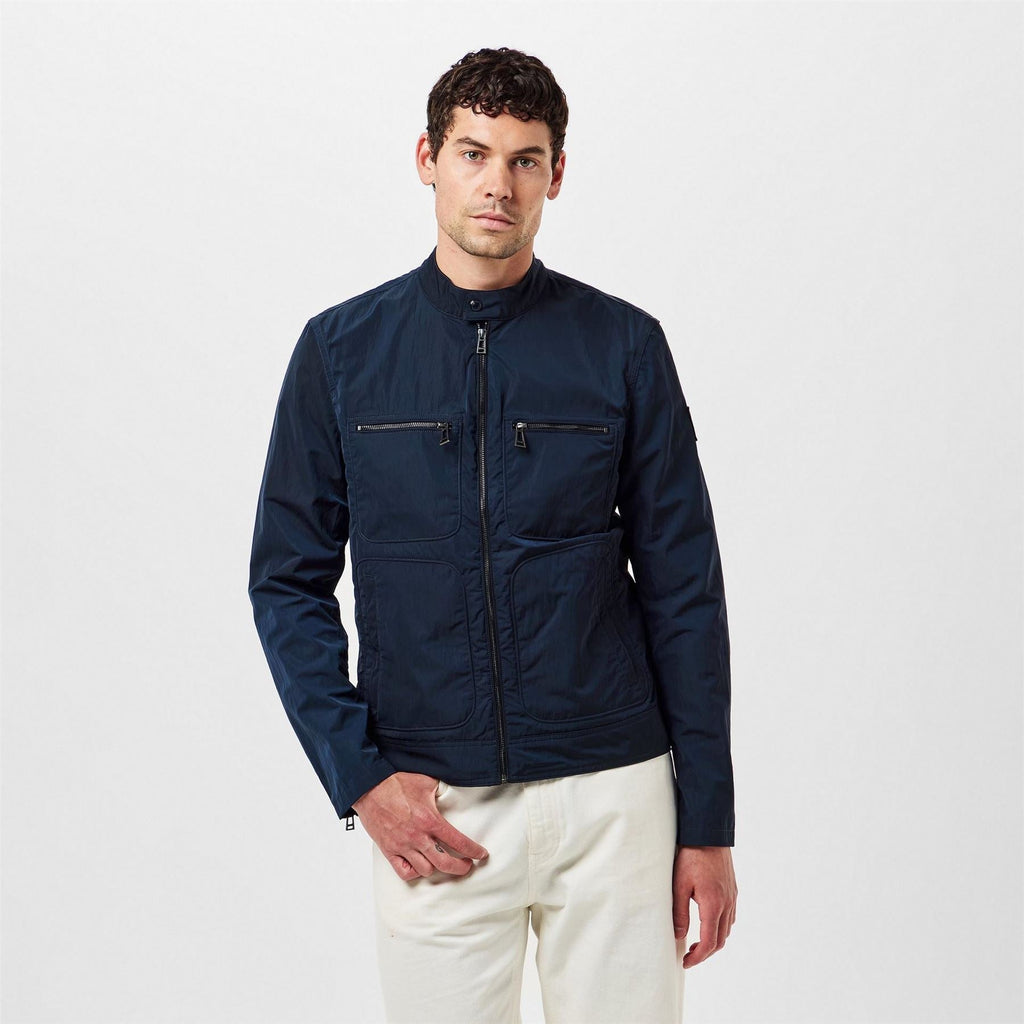 Belstaff Mens Weather Resistant Bomber Jacket