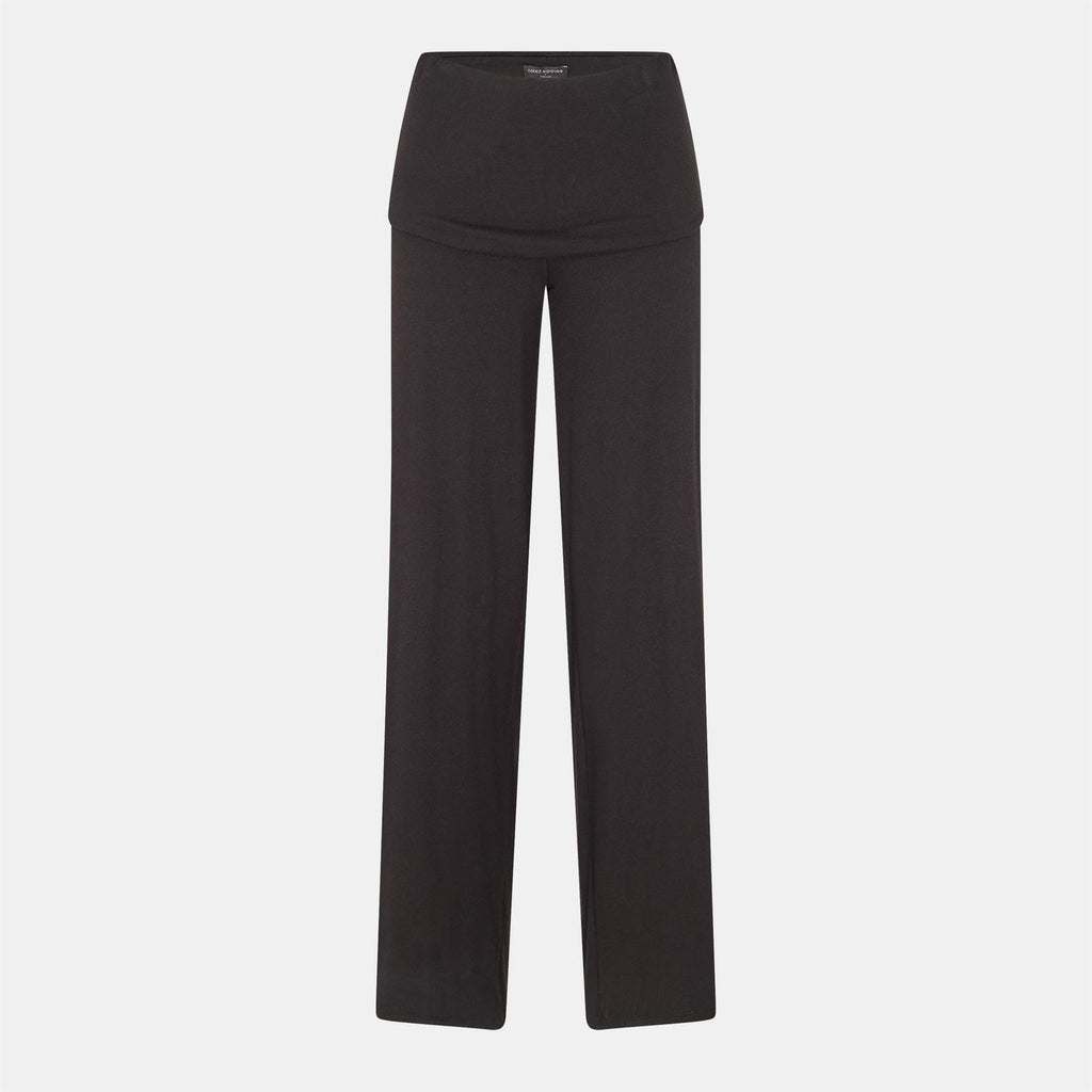 Naked Wardrobe Fold Over Wide Leg Pants