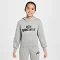 Nike Text Graphic Hooded Long Sleeve Sweatshirt