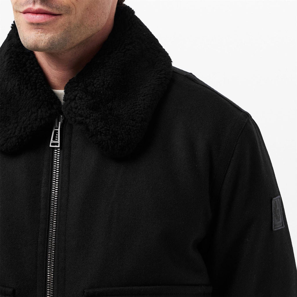 Belstaff Mens Welder Heritage Inspired Aviator Jacket