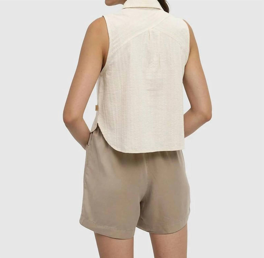 Robin Button Shirt In Oak