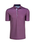 Men's Eternal Bond Short Sleeve Polo In Merlot