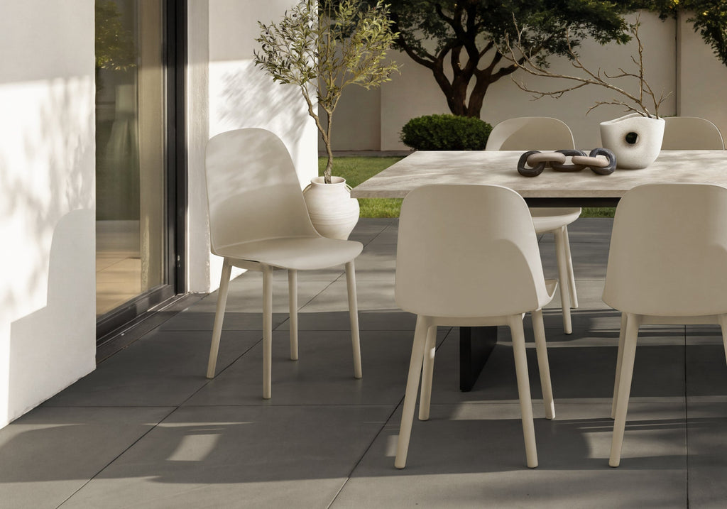Outdoor Side Chairs with Supportive Backs