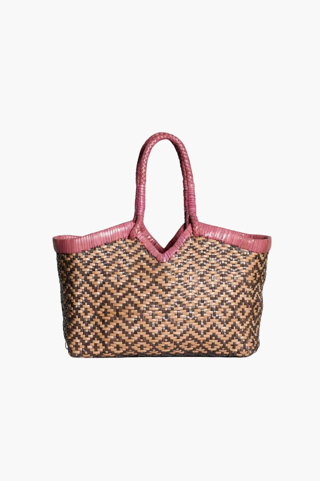 Women's Crudelia Tote Bag In Pink/natural/olive