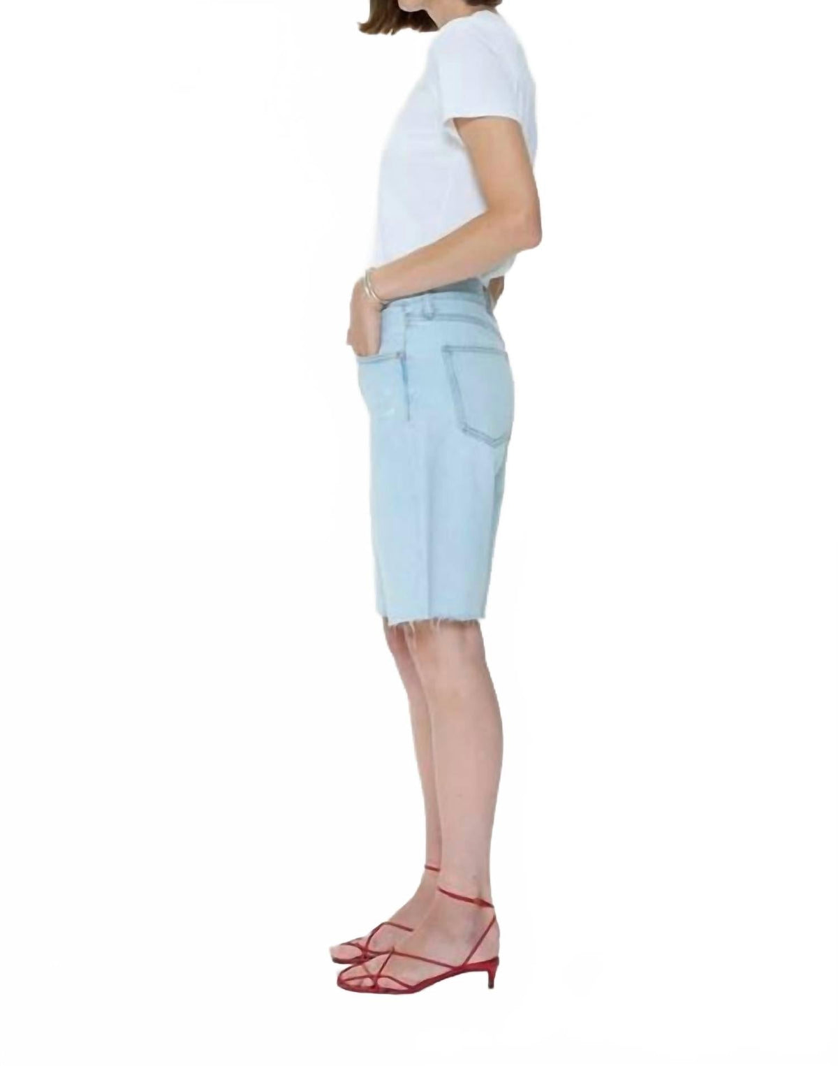 Nolan Relaxed Jean Shorts In Postcards Vintage
