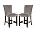 Set of 2 Modern Dining Counter Chairs with Padded Seats