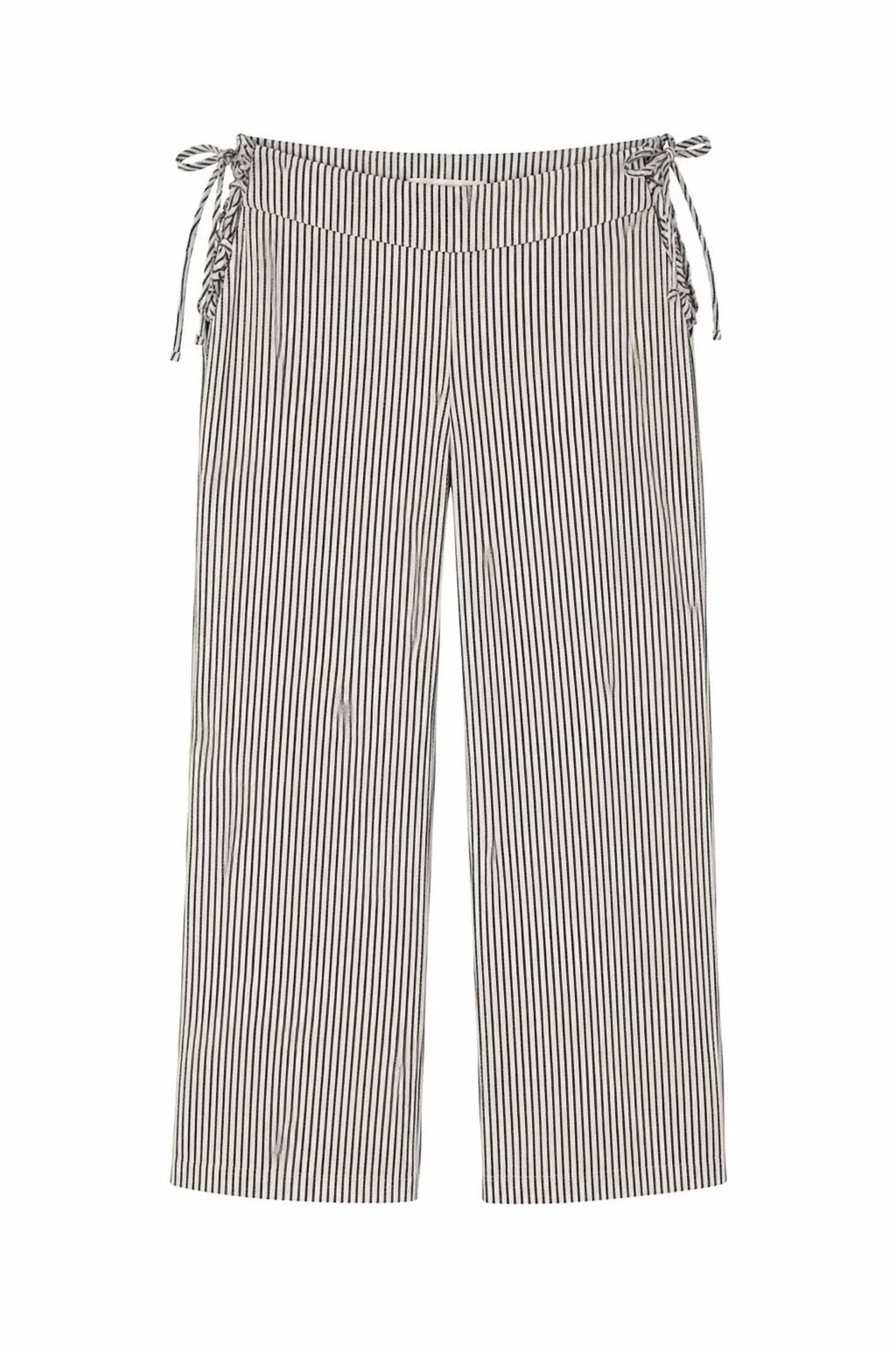 Kendall Pant In Twill Stripe Blue