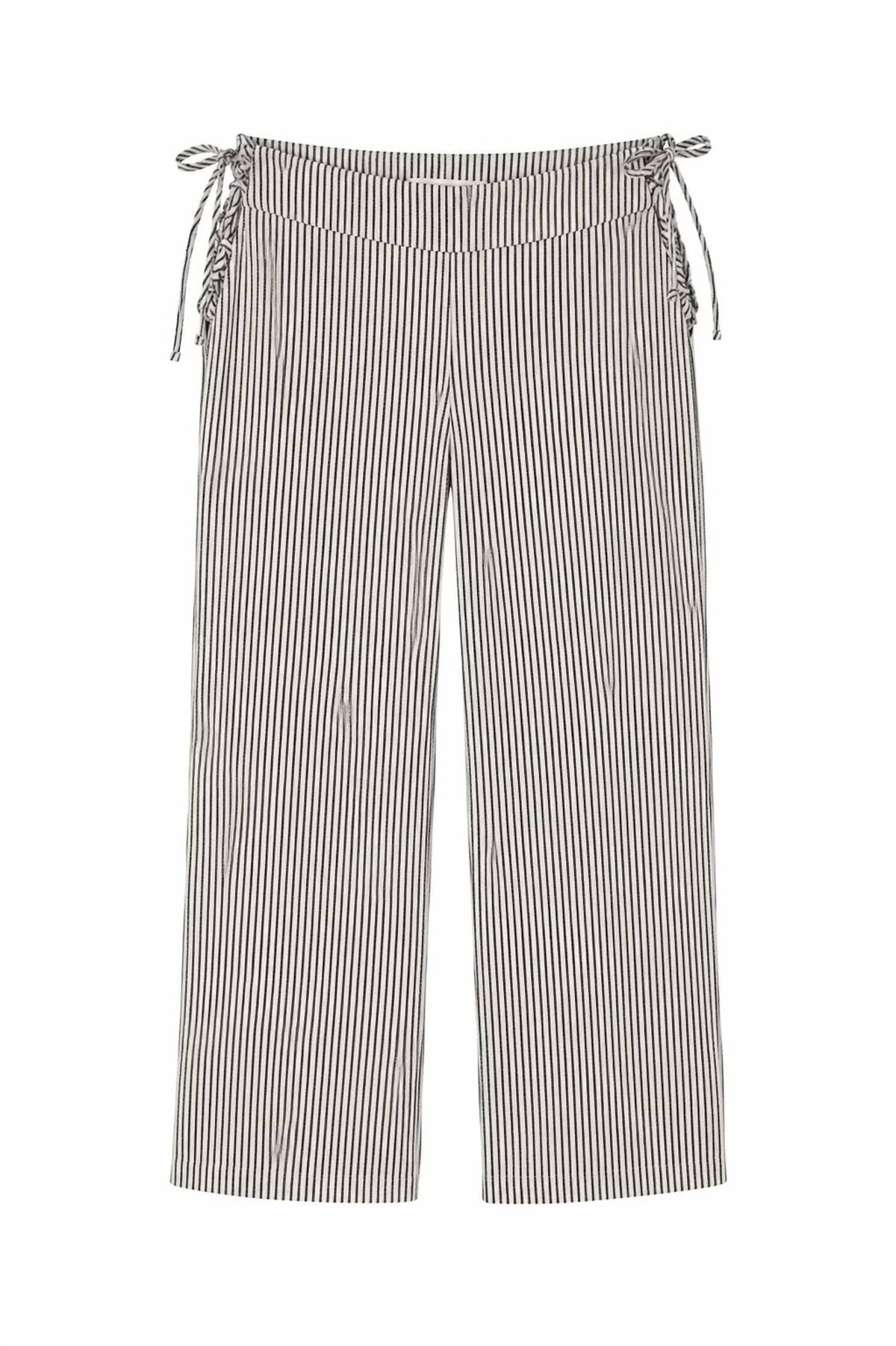 Kendall Pant In Twill Stripe Blue