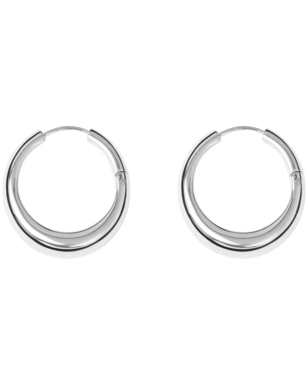 Women's Andrea Round Earrings In Silver