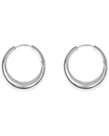 Women's Andrea Round Earrings In Silver