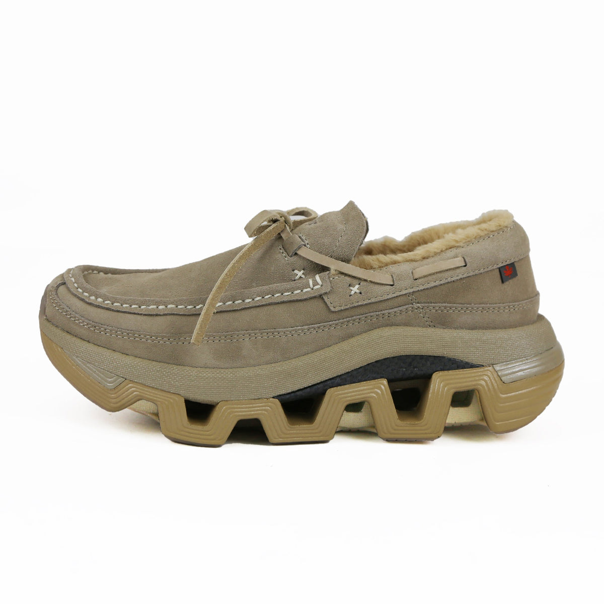 Pinnip Men's Genuine Suede Snow Loafers