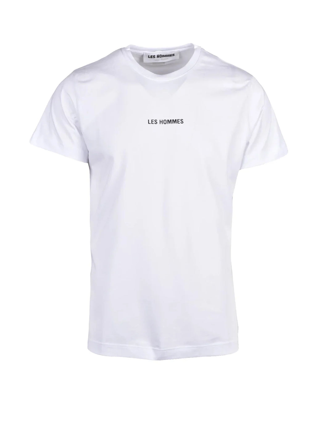 White Short-Sleeve Minimalist Logo Stretch Cotton T-Shirt