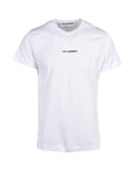 White Short-Sleeve Minimalist Logo Stretch Cotton T-Shirt